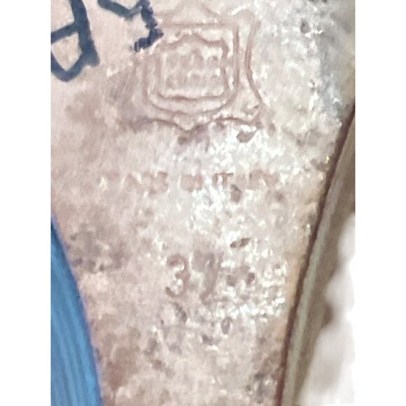 Pierre Hardy Nude Leather Peep Toe Wedge Heels Size 37 US 7 - Picture 2 of 9